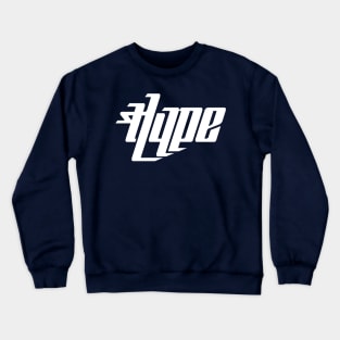 Hype Type White Crewneck Sweatshirt